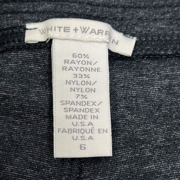 White + warren gray wide leg pants size 6 - Picture 9 of 12